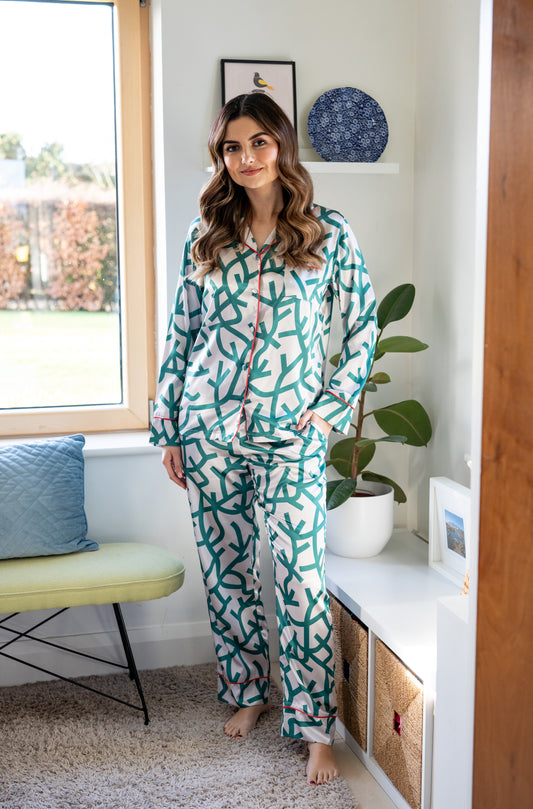 Coastal Coral Pyjamas